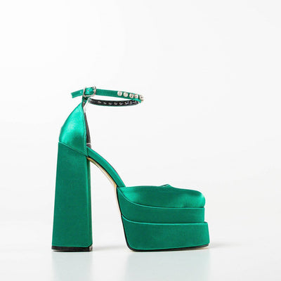 Tacones Plataforma 14cm con Brillantes Cristal - Image 60