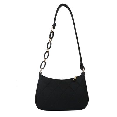 Bolso de Hombro Minimalista con Cadena Axilar - Image 10