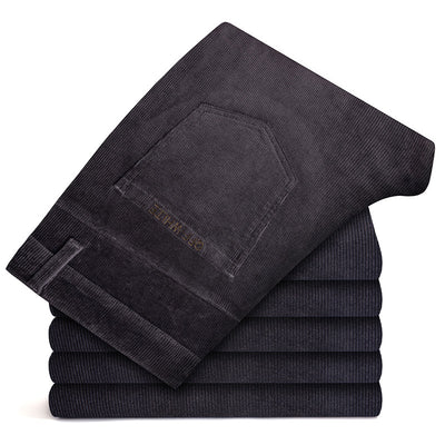 Pantalones de Pana Casual Slim Stretch para Hombre - Image 7