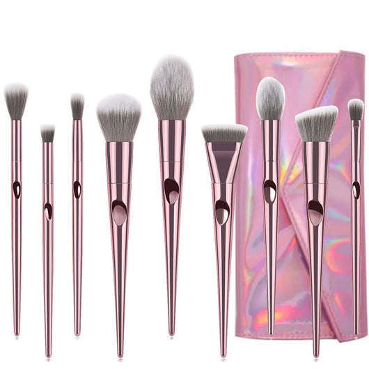 Set de 10 Brochas de Maquillaje con Mango Largo - Image 7