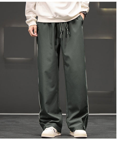 Pantalones Casuales Impermeables Talla Grande Hombre Corte Recto - Image 9