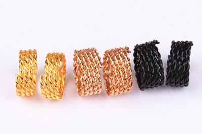 Pack de 10 Trenzas Doradas Variadas para el Cabello - Image 3