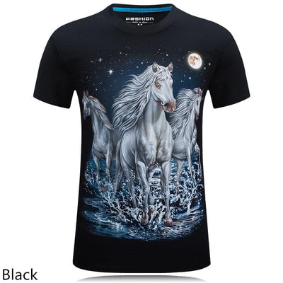 Playera Casual Estampado Animal 3D Personalizada Talla Grande Hombre - Image 16