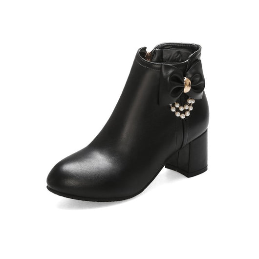 Botas con Moño de Cuentas Voluminosas - Image 3