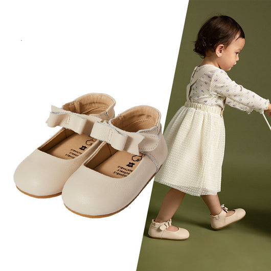 Zapatos de Cuero para Bebé y Niña - Suela Blanda Princesa - Image 8