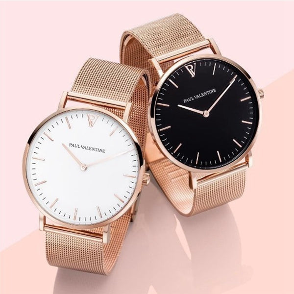 Reloj de Cuarzo Oro Rosado