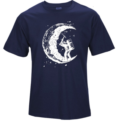 Playera Casual Hombre Estampado Luna - Cómoda y Versátil - Image 6