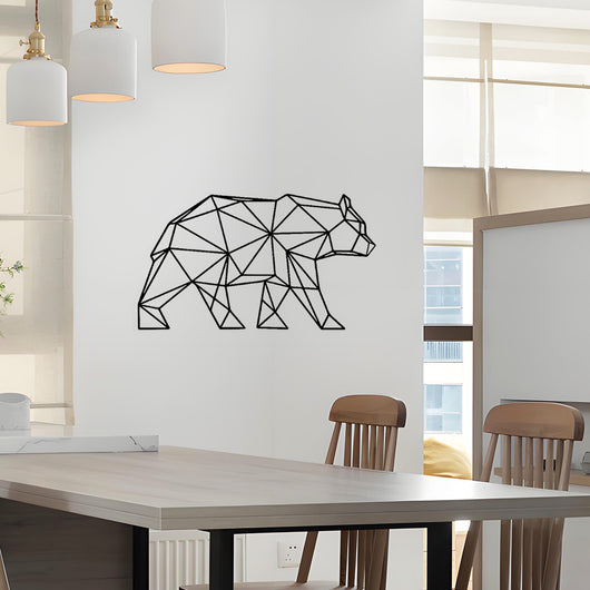 Silueta Metálica de Oso Polar - Decoración Artesanal en Hierro - Image 5