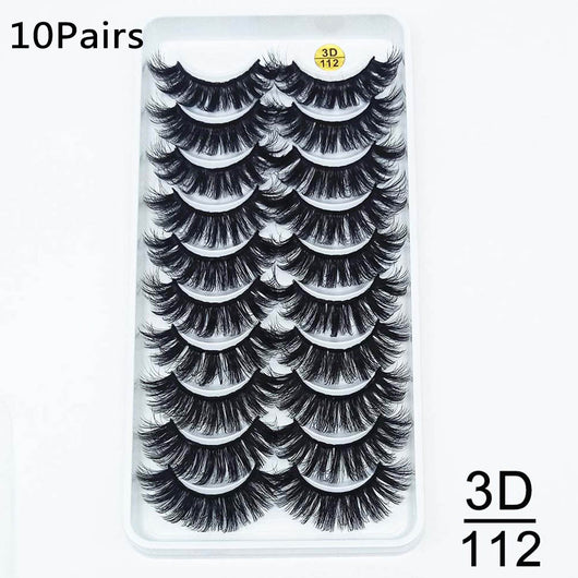 Set de 10 Pares de Pestañas Postizas Premium - Image 9
