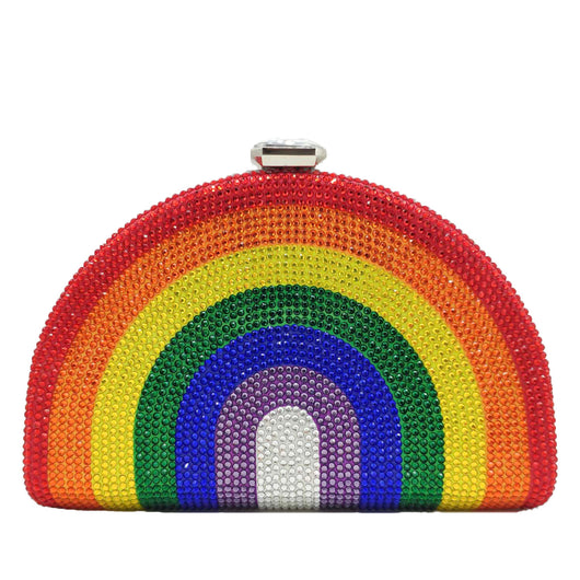 Cartera Clutch Diamante Arcoíris - Image 7