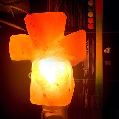 Lámpara de Sal del Himalaya para Dormitorio - Luz Cálida Mesita de Noche - Image 13