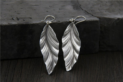 Aretes de Plata 925 Diseño Hoja - Elegancia Minimalista - Image 7