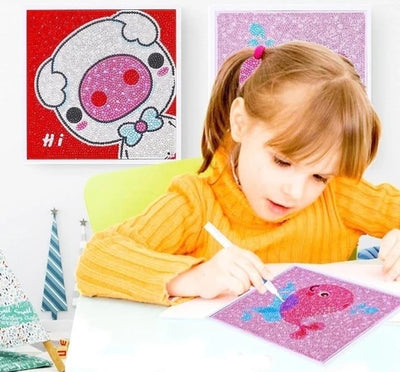Pintura de Diamantes Infantil Completa - Kit DIY Manual - Image 8