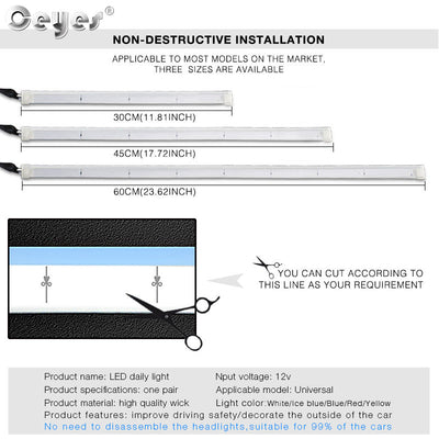Tira LED Intermitente Dinámico para Auto - Luces Diurnas y Señalización - Image 14