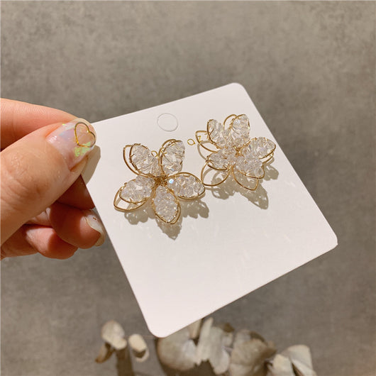 Aretes de Flores Caladas - Image 4