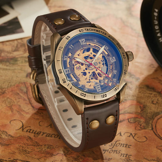 Reloj Mecánico Automático Esqueleto de Precisión - Image 3
