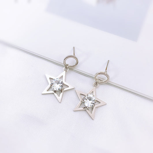 Aretes Coreanos Asimétricos con Flor de Perla y Moño - Image 27
