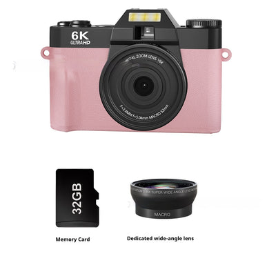 Cámara Mirrorless 6K HD Retro - Profesional y Compacta - Image 11