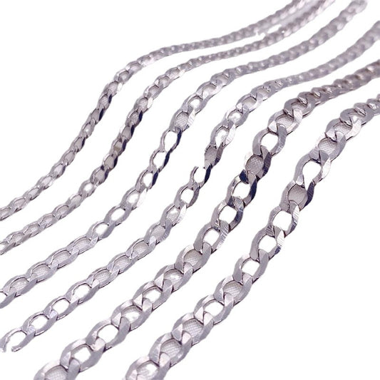 Cadena Cubana de Plata Esterlina S925 para Hombre - Collar Dominante de Clavícula - Image 2