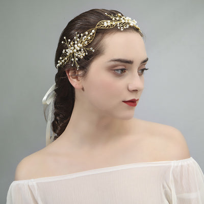 Tiara Nupcial Artesanal con Diamantes y Aleación Elegante