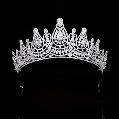 Diadema de Novia con Coronita de Circonitas - Image 24
