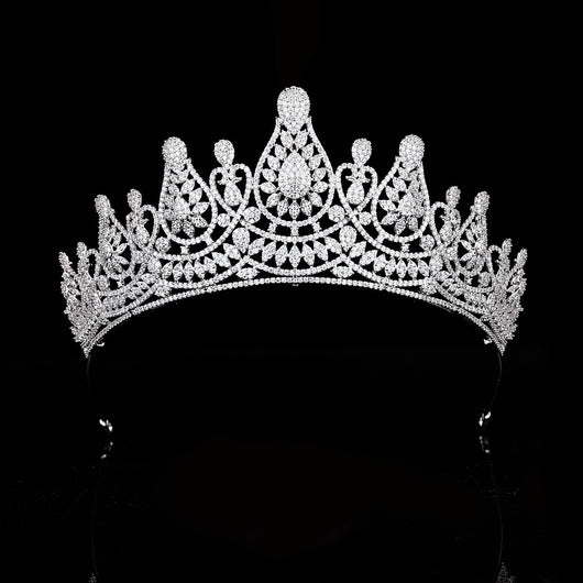 Diadema de Novia con Coronita de Circonitas - Image 24