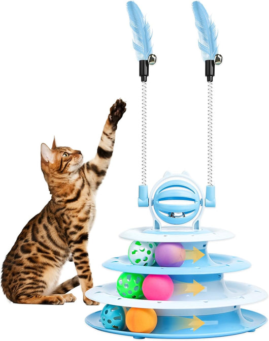 Juguetes Interactivos para Gatos - Set Completo de Entretenimiento Felino - Image 2