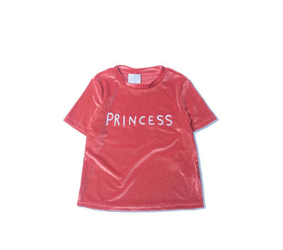 Playera de Terciopelo con Bordado Princesa - Image 4