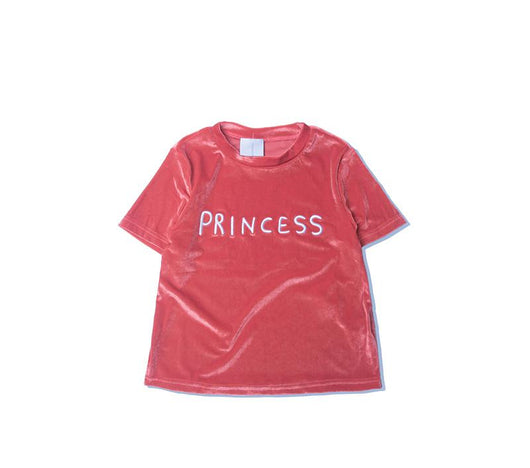 Playera de Terciopelo con Bordado Princesa - Image 4