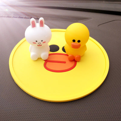 Tapete Antideslizante para Auto con Diseño Osito Marrón y Organizador - Image 8