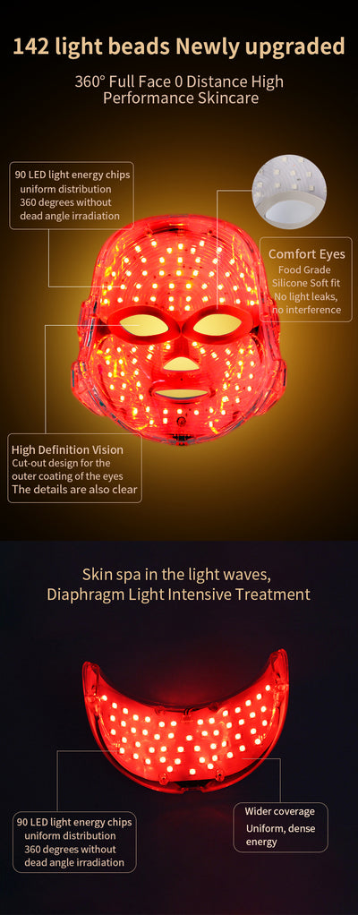 Máscara LED Facial Multicolor para Tratamiento de Belleza - Image 9