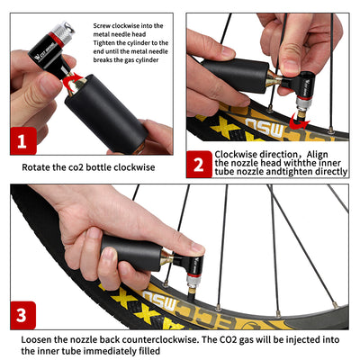Inflador Compacto de CO2 para Bicicletas y Deportes - Image 4