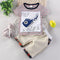 Conjunto de Verano para Niños: Camiseta a Rayas y Pantalones Cortos