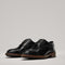 Zapatos Brogue Vintage de Tacón Medio con Plataforma y Detalles Grabados