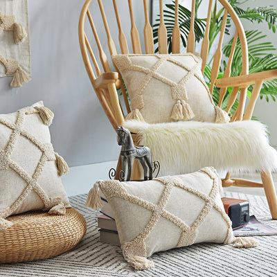 Funda de almohada con tufting artesanal - Image 6