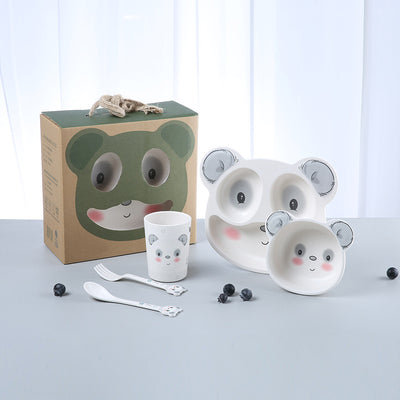 Juego de Platos Infantiles de Fibra de Bambú Ecológico - Image 10