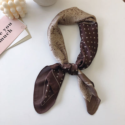 Pañuelo de Seda Vintage con Estampado de Marañón - Image 10