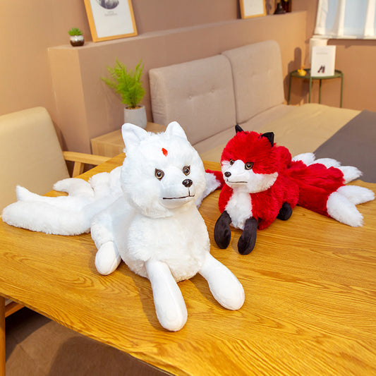 Peluche Zorro Blanco de Nueve Colas - Diseño Anime - Image 2