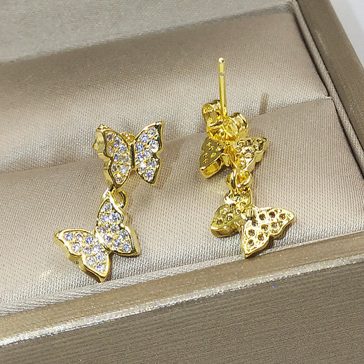Aretes de Diamante con Moño - Image 16