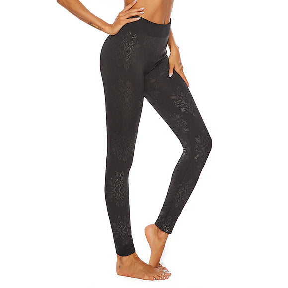 Leggings Deportivos Estampados sin Costuras para Yoga y Fitness