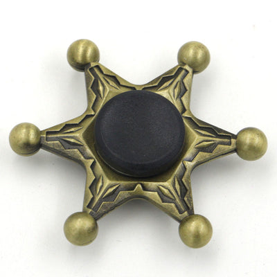 Spinner Giratorio Rey Pollo Bronce - Juguete Interactivo de Dedos - Image 5