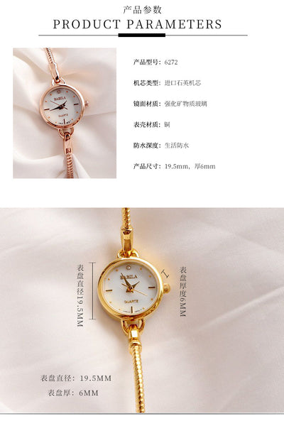 Reloj de Cuarzo Dorado Retro para Mujer - Image 11