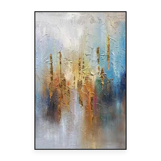 Cuadro Abstracto Moderno en Óleo sobre Lienzo - Arte Contemporáneo sin Marco para Decoración del Hogar - Image 5