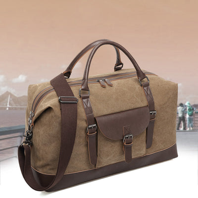 Bolsa de Viaje Canvas Diagonal Portátil para Aventuras al Aire Libre - Image 8