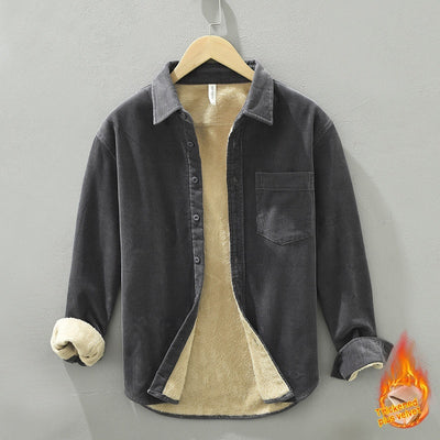 Abrigo Polar Suelto Versátil para Hombre - Camisa Cálida de Ocio - Image 3