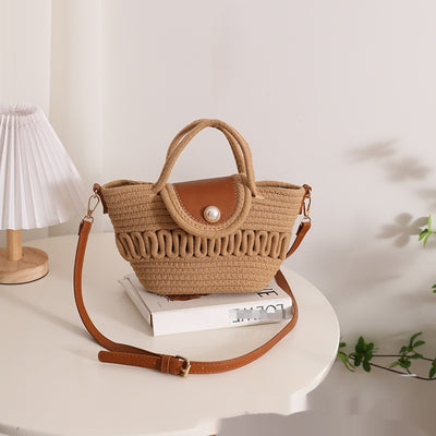 Bolso Crossbody Tejido Calado a Juego para Mujer - Image 7