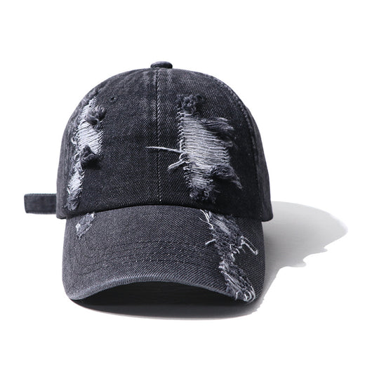 Gorra de Béisbol Unisex con Detalles Perforados en Denim - Image 6