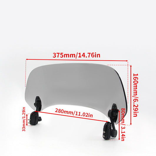 Deflector de Viento Ajustable para Motocicleta - Image 7