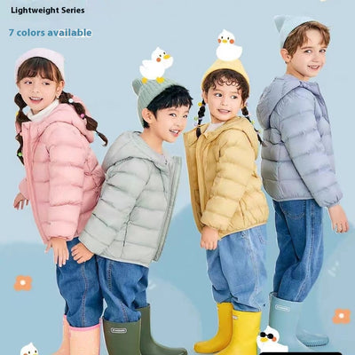 Chaqueta Acolchada con Capucha para Niños y Niñas