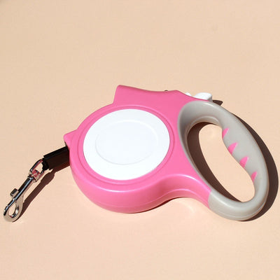 Correa Retráctil Automática para Perros y Gatos 5m - Cuerda de Tracción Extensible